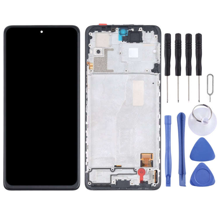 Original OLED LCD Screen and Digitizer Full Assembly With Frame for Xiaomi Redmi Note 10 Pro 4G /...
