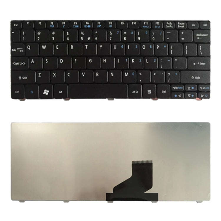 US Version Keyboard for Acer Aspire One D255 D256 D257 D260 D270 ZE6 532 532H 521 522 EM350 N55C ...