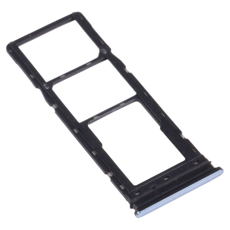 For infinix Note 8 X692 SIM Card Tray + SIM Card Tray + Micro SD Card Tray (Grey)