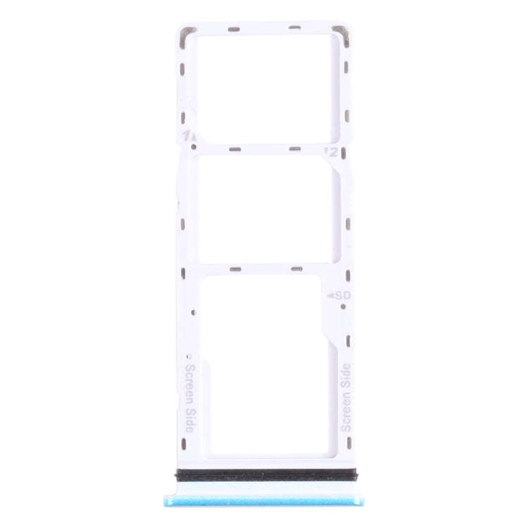 For Infinix Note 8i X683 SIM Card Tray + SIM Card Tray + Micro SD Card Tray (Green)