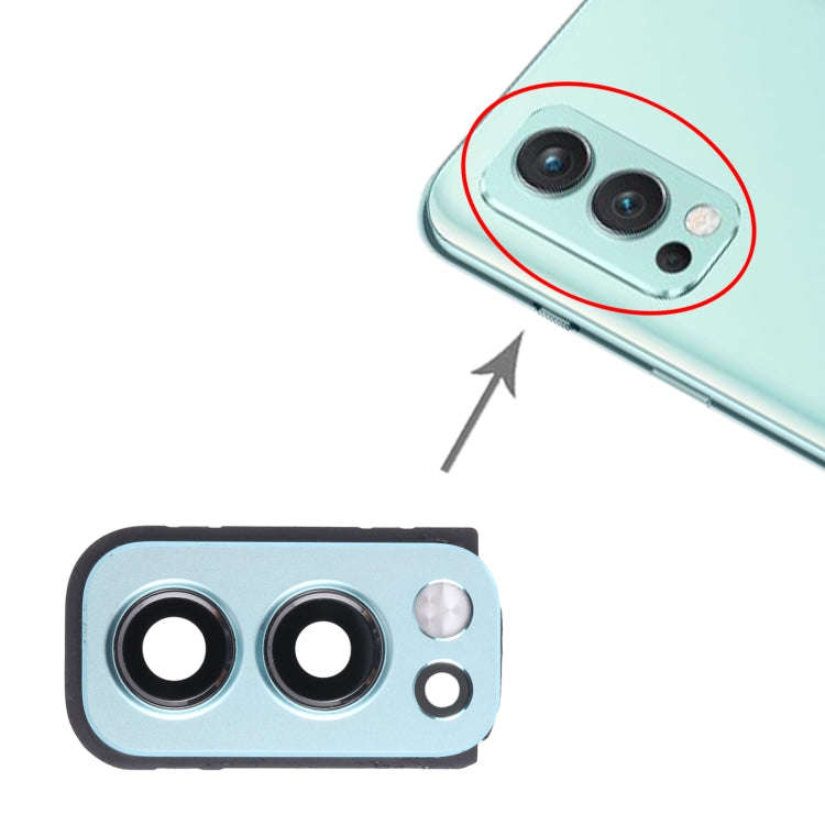 For OnePlus Nord 2 Camera Lens Cover (Blue)