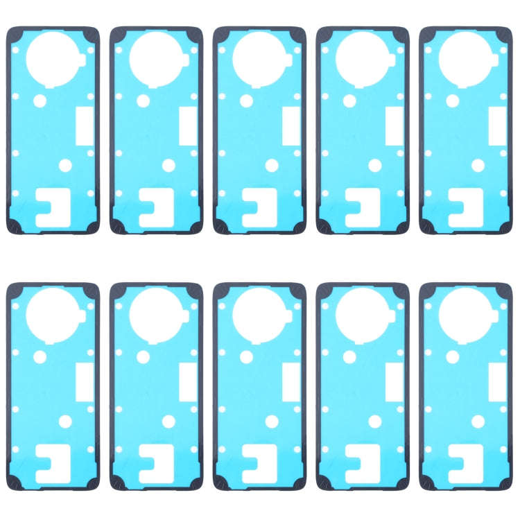 10 PCS Back Housing Cover Adhesive for Xiaomi Redmi Note 9 Pro 5G / Mi 10T Lite 5G