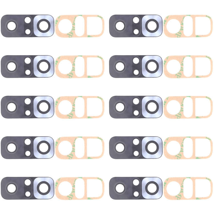10 PCS Back Camera Lens for Xiaomi Redmi Note 10 Pro (India) / Redmi Note 10 Pro Max / Redmi Note...