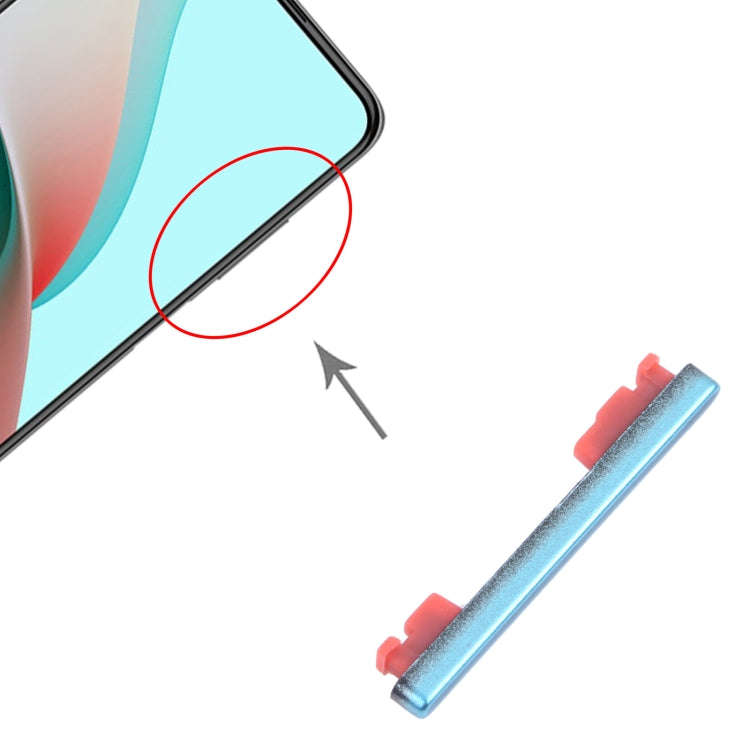 Volume Control Button for Xiaomi Redmi Note 9 5G / Redmi Note 9T M2007J22C M2007J22G J22 (Blue)