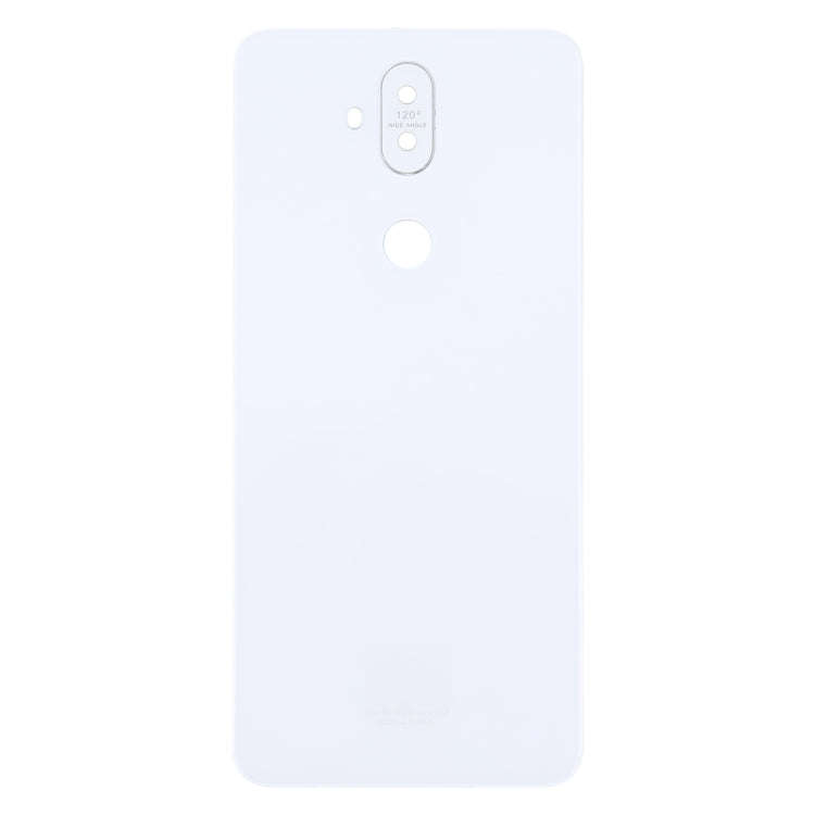 Grass Material Battery Back Cover With Camera Lens for Asus Zenfone 5 Lite ZC600KL(White)