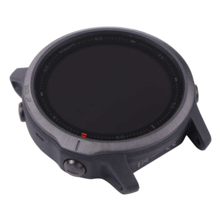 LCD Screen and Digitizer Full Assembly With Frame for Garmin Fenix 6S(Black)