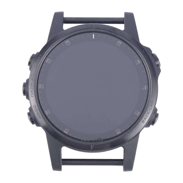 LCD Screen and Digitizer Full Assembly With Frame for Garmin Fenix 5S Plus Sapphire Version (Black)