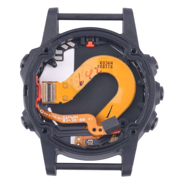 LCD Screen and Digitizer Full Assembly With Frame for Garmin Fenix 5S Plus Sapphire Version (Black)