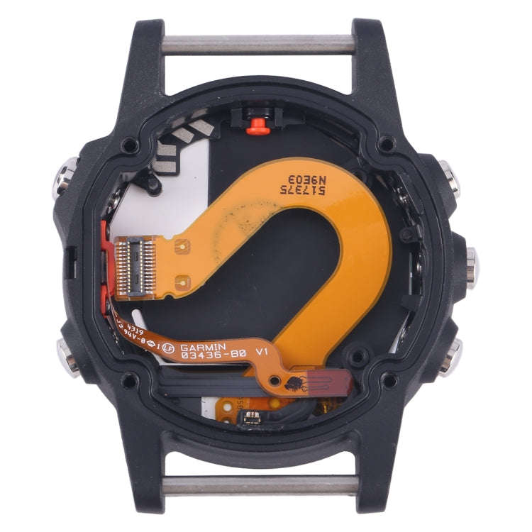 LCD Screen and Digitizer Full Assembly With Frame for Garmin Fenix 5S Plus Sapphire Version(Silver)