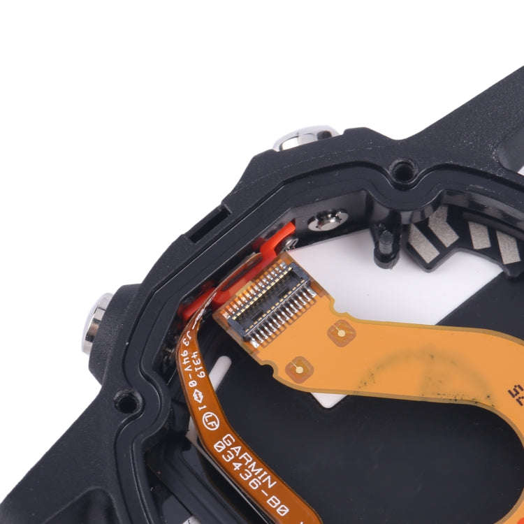 LCD Screen and Digitizer Full Assembly With Frame for Garmin Fenix 5S Plus Sapphire Version(Silver)