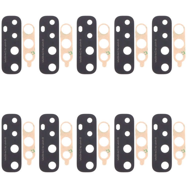 For OPPO Realme 7 (Asia) RMX2151, RMX2163 10pcs Back Camera Lens