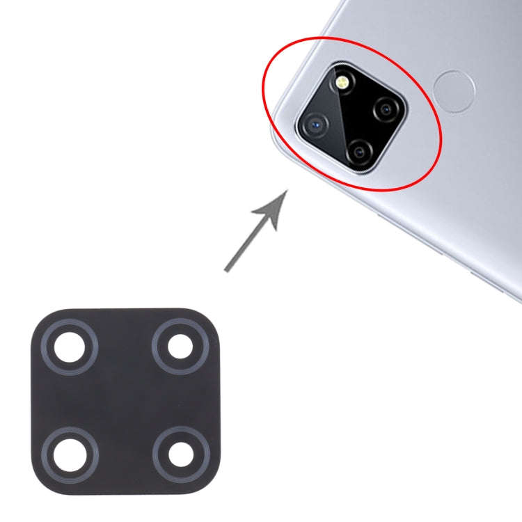 For OPPO Realme C12 RMX2189 10pcs Back Camera Lens