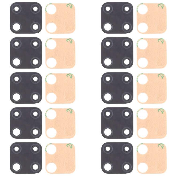 For OPPO Realme C25 RMX3193, RMX3191 10pcs Back Camera Lens