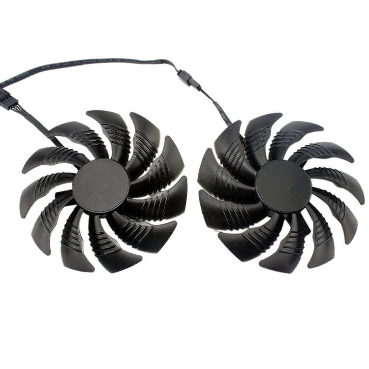 1 Pair 88MM 4 Pin Computer Graphics Card Cooling Fan For Gigabyte GeForce GTX1060 1070 GTX1050ti ...