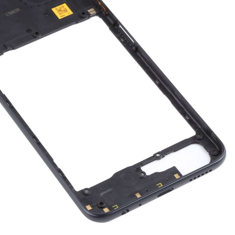 For Samsung Galaxy A22 5G Middle Frame Bezel Plate (Black)