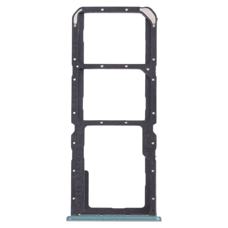 For OPPO Realme 7i RMX2103  SIM Card Tray + SIM Card Tray + Micro SD Card Tray (Green)