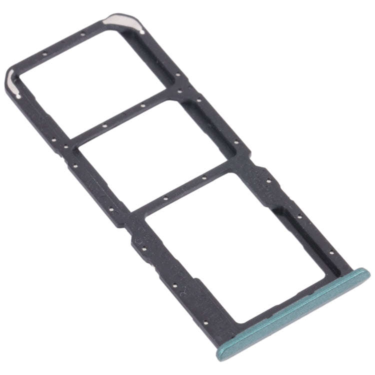 For OPPO Realme 7i RMX2103  SIM Card Tray + SIM Card Tray + Micro SD Card Tray (Green)