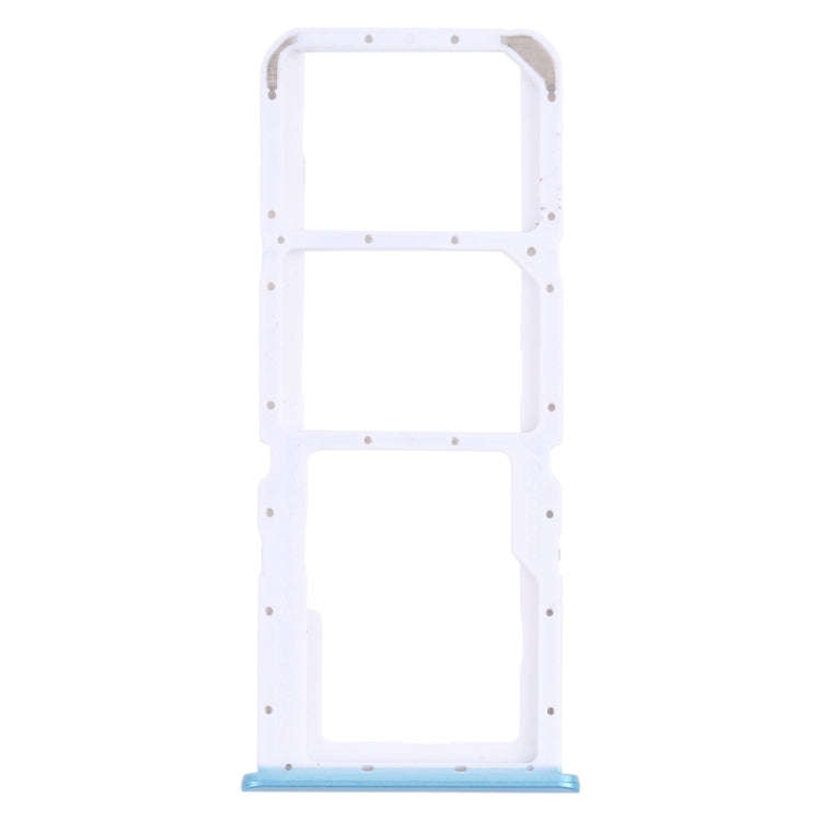 For OPPO Realme 7i RMX2103  SIM Card Tray + SIM Card Tray + Micro SD Card Tray (Blue)
