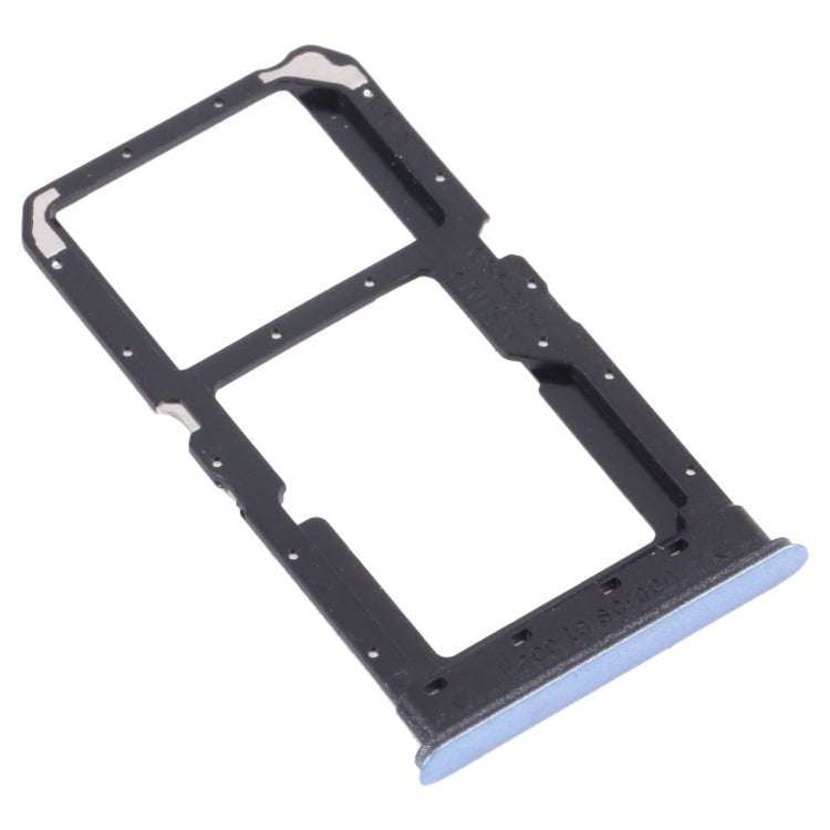 For OPPO Realme V5 5G  SIM Card Tray + SIM Card Tray / Micro SD Card Tray (Silver)