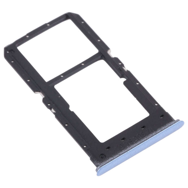 For OPPO Realme V5 5G  SIM Card Tray + SIM Card Tray / Micro SD Card Tray (Silver)
