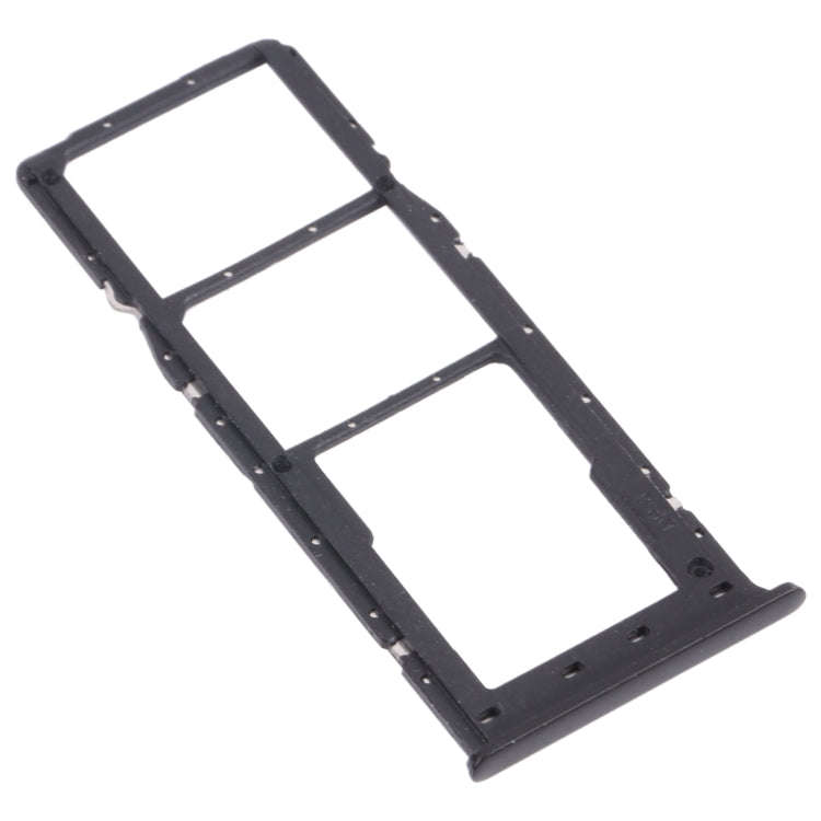For OPPO Realme 6 Pro RMX2061, RMX2063  SIM Card Tray + SIM Card Tray + Micro SD Card Tray (Black)