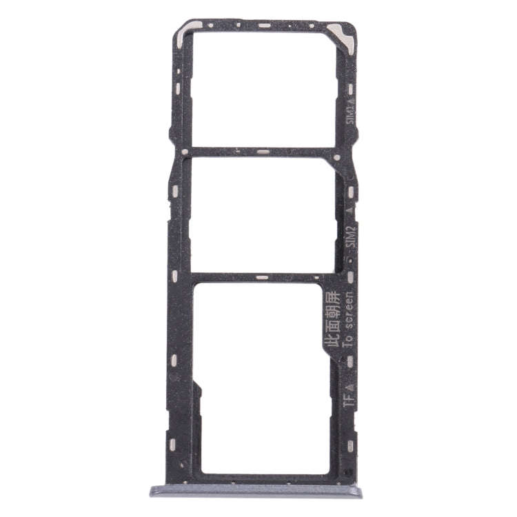 For OPPO Realme C3 RMX2027, RMX2020, RMX2021  SIM Card Tray + SIM Card Tray + Micro SD Card Tray ...