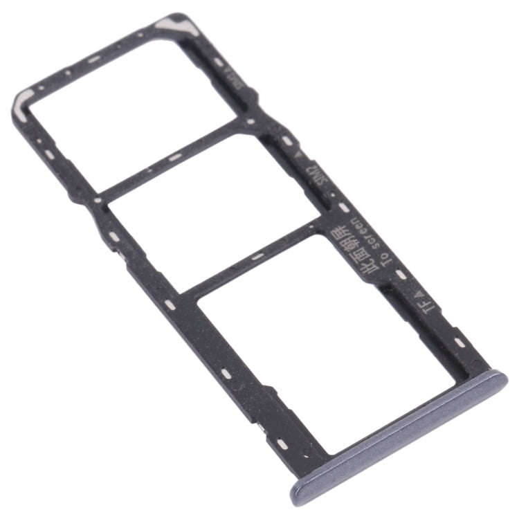 For OPPO Realme C3 RMX2027, RMX2020, RMX2021  SIM Card Tray + SIM Card Tray + Micro SD Card Tray ...