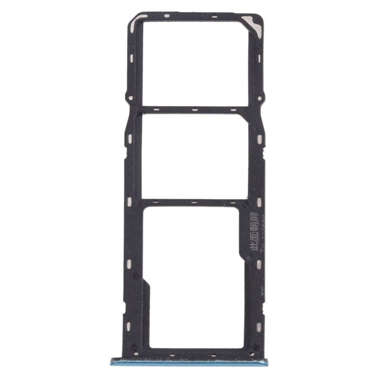 For OPPO Realme C3 RMX2027, RMX2020, RMX2021  SIM Card Tray + SIM Card Tray + Micro SD Card Tray ...