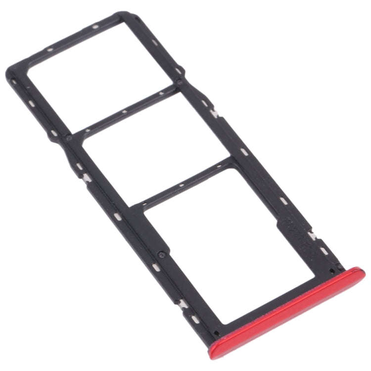 For OPPO Realme C3 RMX2027, RMX2020, RMX2021  SIM Card Tray + SIM Card Tray + Micro SD Card Tray ...