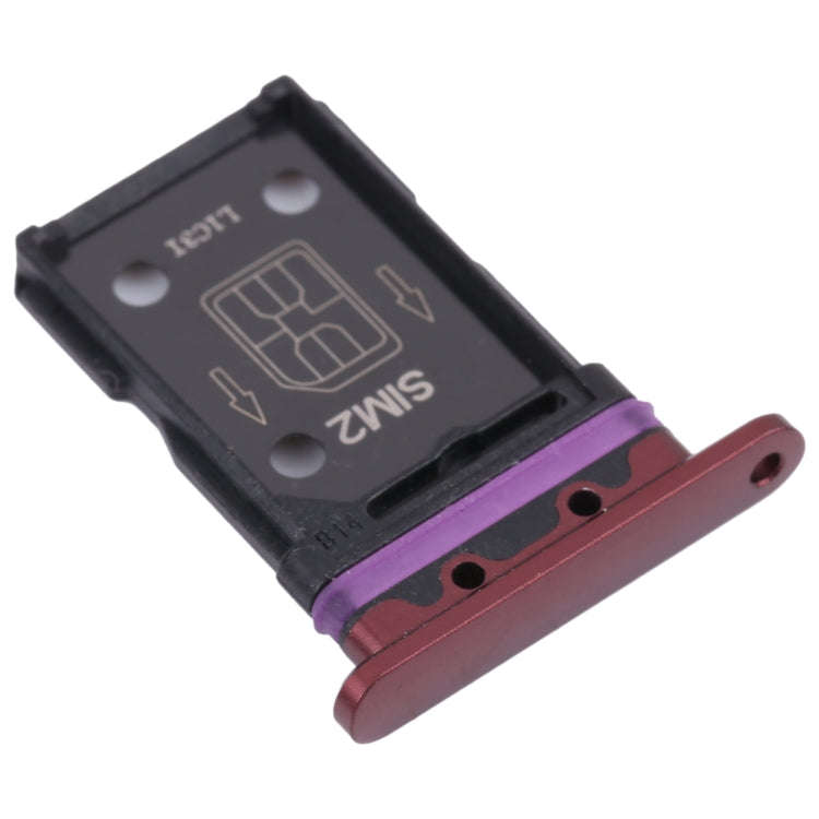 For OPPO Realme X50 Pro 5G RMX2075, RMX2071, RMX2076  SIM Card Tray + SIM Card Tray (Red)