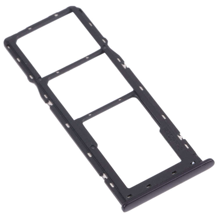 For OPPO A12 CPH2083, CPH2077  SIM Card Tray + SIM Card Tray + Micro SD Card Tray (Black)