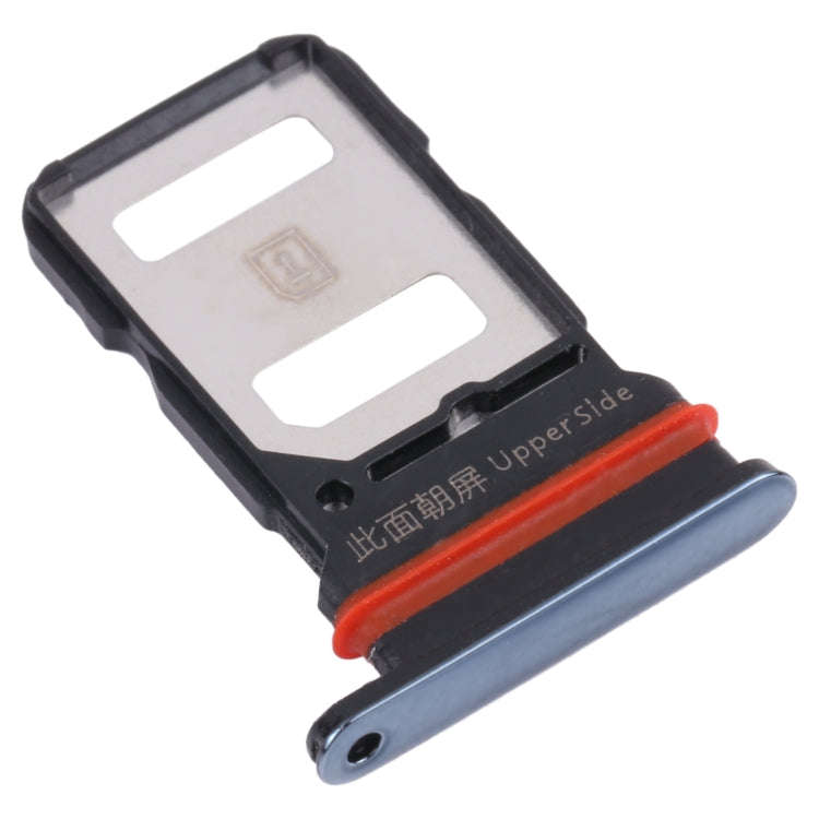 For vivo S6 5G V1962A, V1962BA SIM Card Tray + SIM Card Tray (Black)