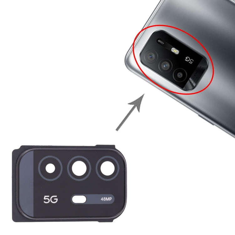 For OPPO A95 PELM00  Camera Lens Cover (Black)