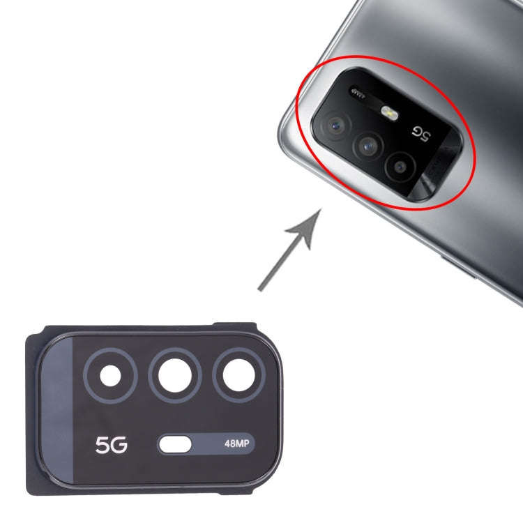 For OPPO A95 PELM00  Camera Lens Cover (Blue)