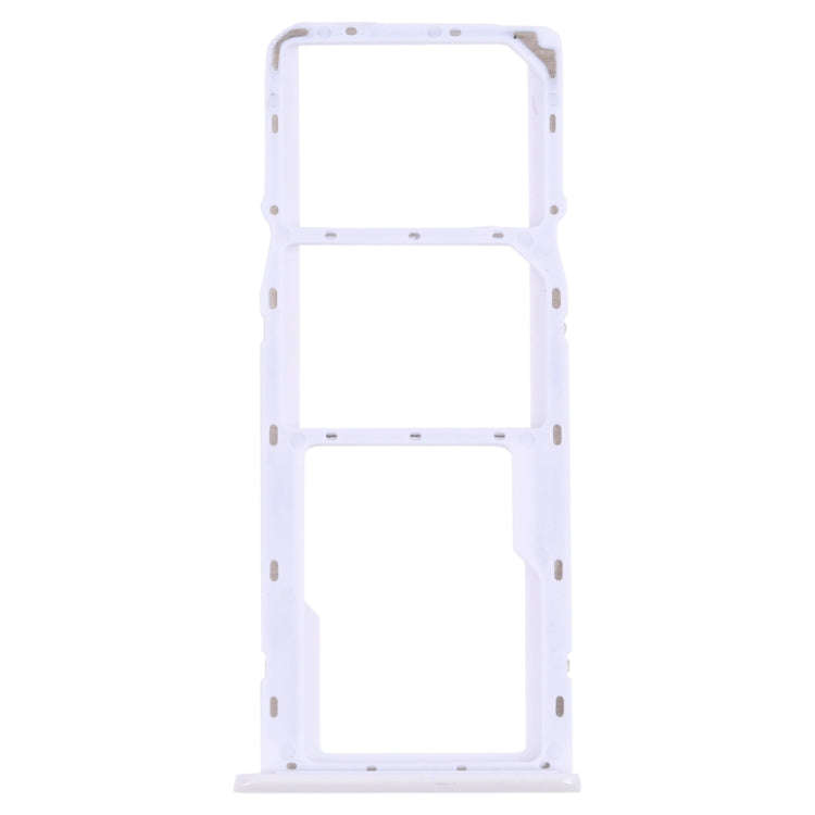 For OPPO Realme 6  SIM Card Tray + SIM Card Tray + Micro SD Card Tray (White)