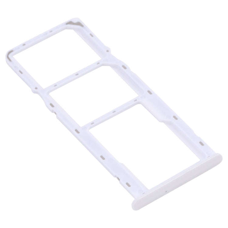 For OPPO Realme 6  SIM Card Tray + SIM Card Tray + Micro SD Card Tray (White)
