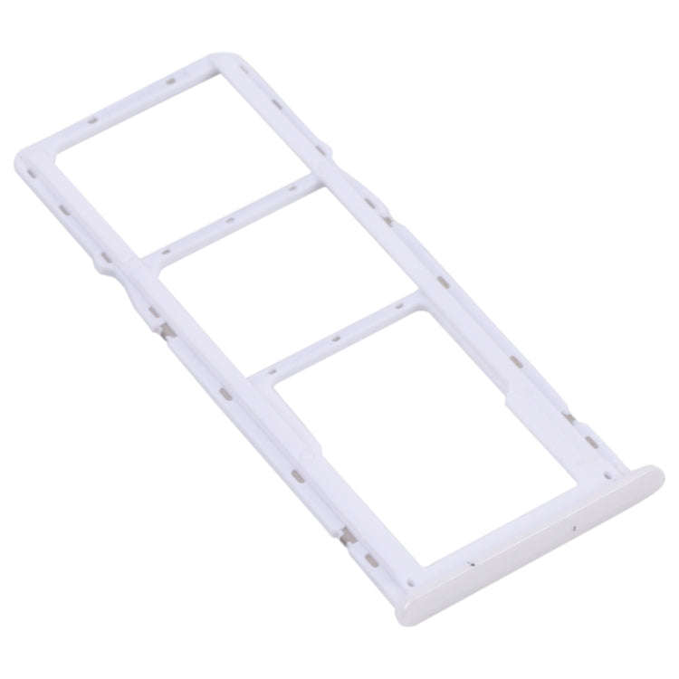 For OPPO Realme 6  SIM Card Tray + SIM Card Tray + Micro SD Card Tray (White)