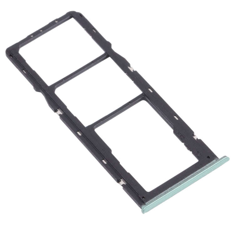 For OPPO Realme 7i (Global)  SIM Card Tray + SIM Card Tray + Micro SD Card Tray (Green)