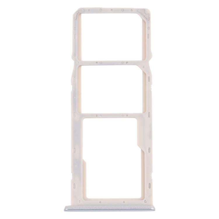 For OPPO A35 CPH2179  SIM Card Tray + SIM Card Tray + Micro SD Card Tray (White)