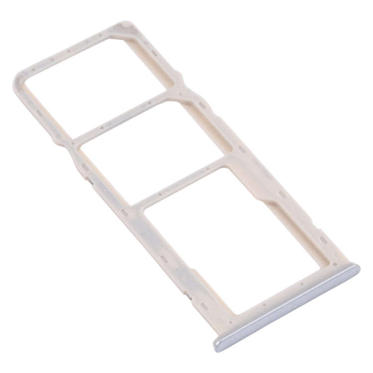 For OPPO A35 CPH2179  SIM Card Tray + SIM Card Tray + Micro SD Card Tray (White)