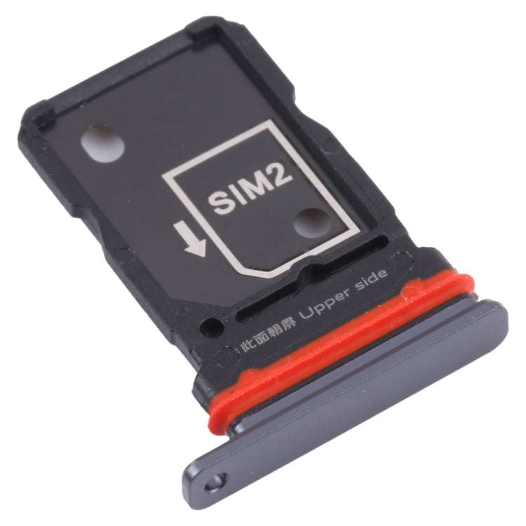 For Vivo iQOO 7 V2049A, I2009 SIM Card Tray + SIM Card Tray (Black)