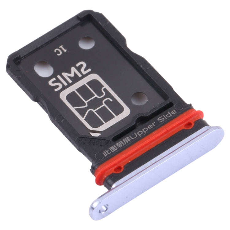 For Vivo S9 V2072A SIM Card Tray + SIM Card Tray (Silver)