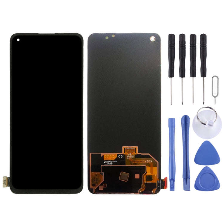 For OnePlus Nord 2 5G 2021  with Digitizer Full Assembly Original LCD Screen (Black)