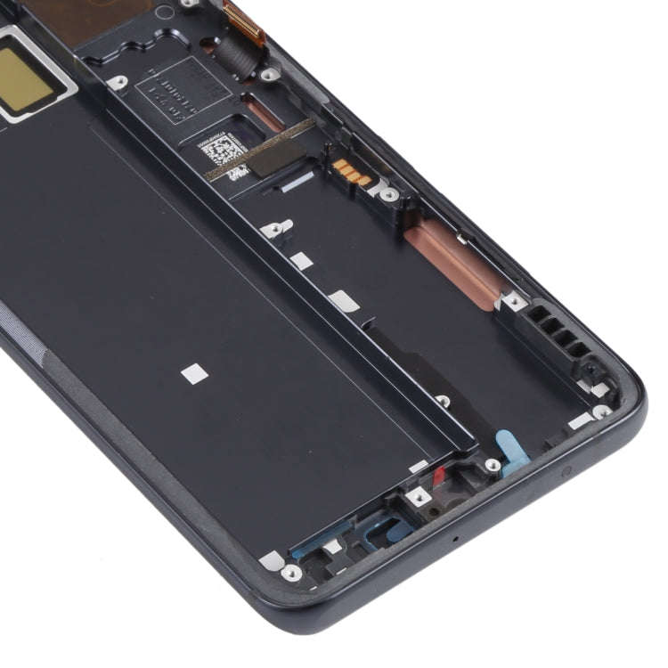 AMOLED LCD Screen for Xiaomi Mi Note 10 Lite M2002F4LG Digitizer Full Assembly with Frame(Black)
