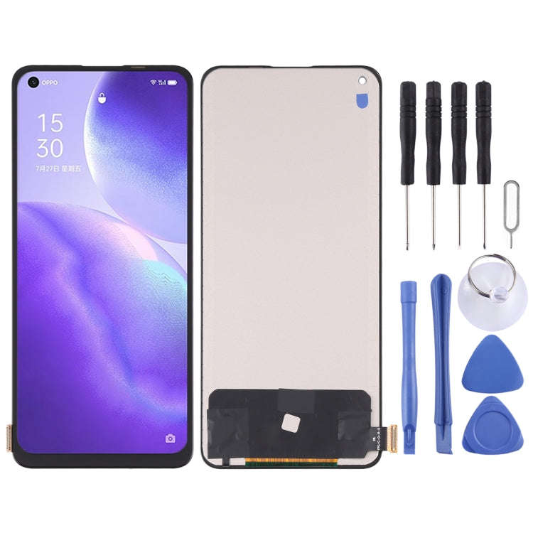 TFT Material LCD Screen and Digitizer Full Assembly for OPPO Reno5 5G / Reno5 4G / K9 / Realme Q3...