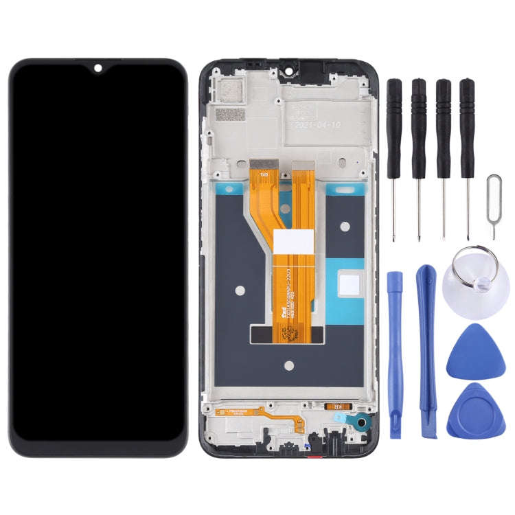 Original LCD Screen and Digitizer Full Assembly With Frame for OPPO Realme C20 / Realme C21 / Rea...