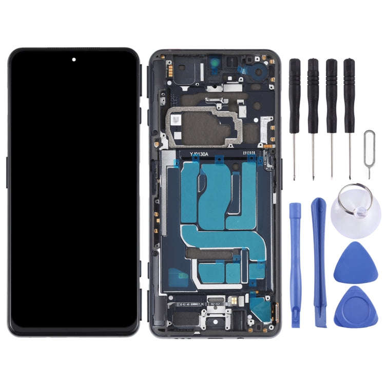Original LCD Screen and Digitizer Full Assembly With Frame for Xiaomi Black Shark 4 / Black Shark...