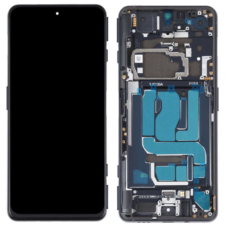 Original LCD Screen and Digitizer Full Assembly With Frame for Xiaomi Black Shark 4 / Black Shark...