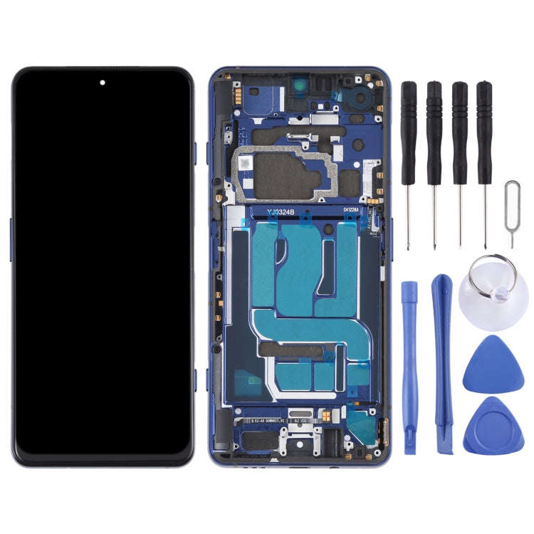 Original LCD Screen and Digitizer Full Assembly With Frame for Xiaomi Black Shark 4 / Black Shark...