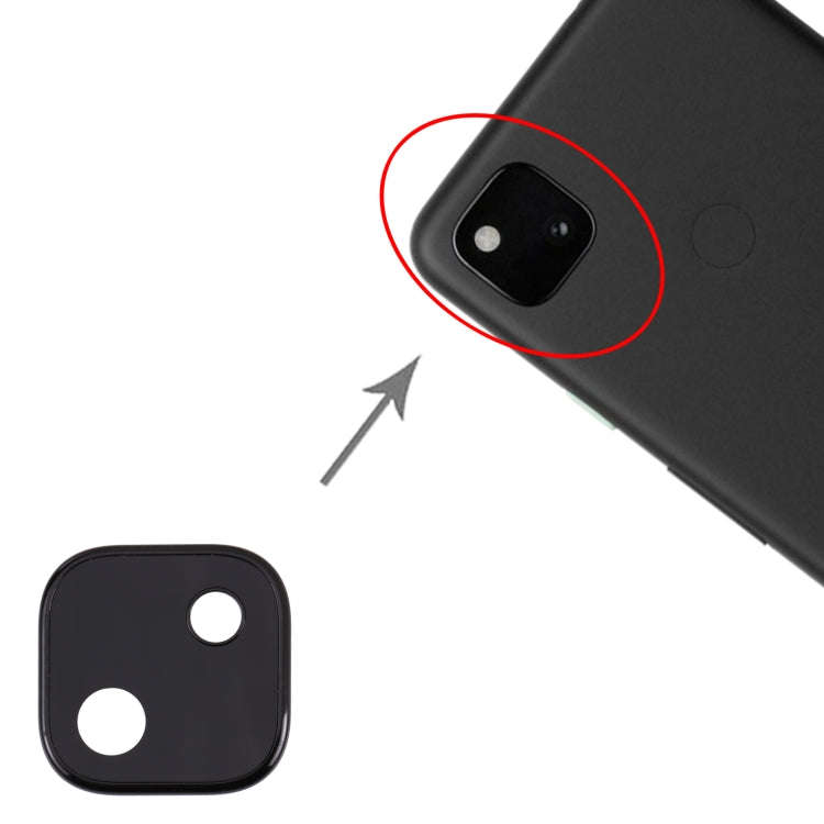 Camera Lens Cover for Google Pixel 4a(Black)